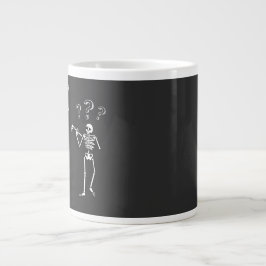 Funny Skeleton Puff kannst du mir helfen Jumbo-Tasse