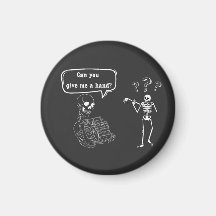 Funny Skeleton Puff kannst du mir helfen