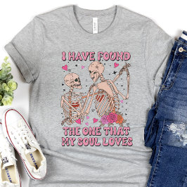 Funny Skeleton Valentine's Day, tanzende Skelette T-Shirt