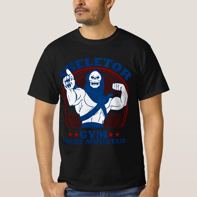 " Funny Skeletor " T-Shirt (Vorderseite)
