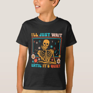 Funny Skeletter Lehrerin Halloween Kostüme Männer T-Shirt