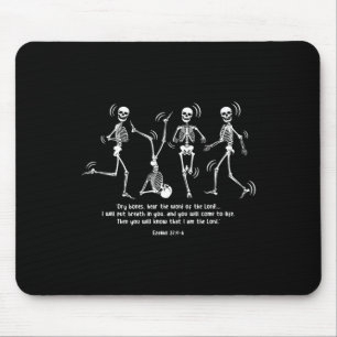 Funny Skeletts Tanzen Trockene Knochen kommen live Mousepad