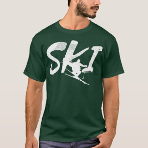 Funny Ski Lover Cooler Ski Schnee Wintersport Ski T-Shirt