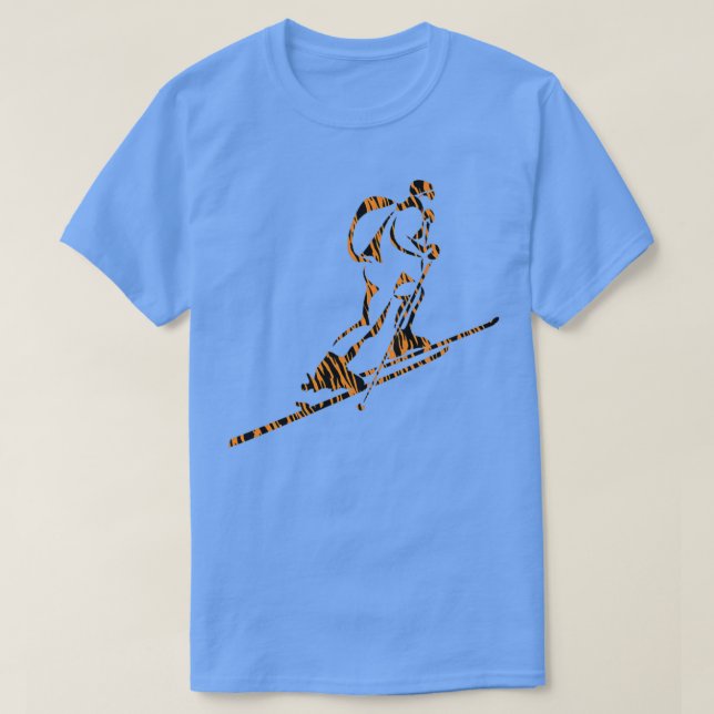 FUNNY Ski Mountainering GIFT FÜR MAMA VATER KIDS A T-Shirt (Design vorne)