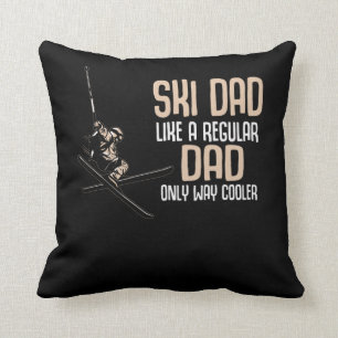 Funny Ski Vater Cool Skifahren Vater Kissen