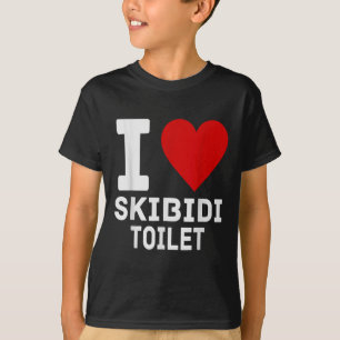 Funny Skibidi Meme I Liebe Skibidi Toilette für Mä T-Shirt