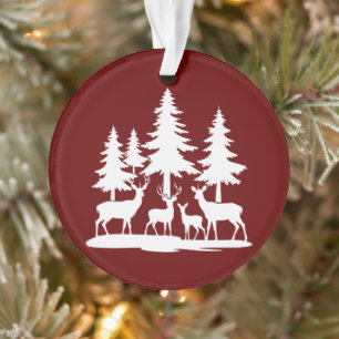 Funny Skinny Pine Sommer Wandern Camping Ornament
