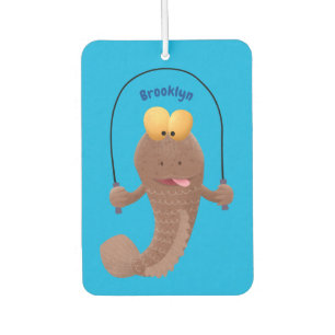 Funny skipper mudskipper fish Cartoon Autolufterfrischer