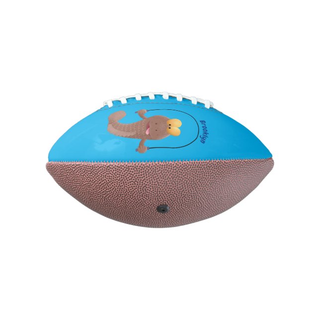 Funny skipper mudskipper fish Cartoon Football (Gedreht 270)