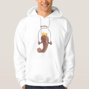Funny skipper mudskipper fish Cartoon Hoodie