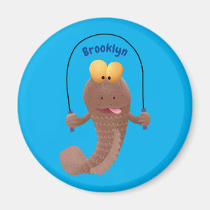 Funny skipper mudskipper fish Cartoon Magnet