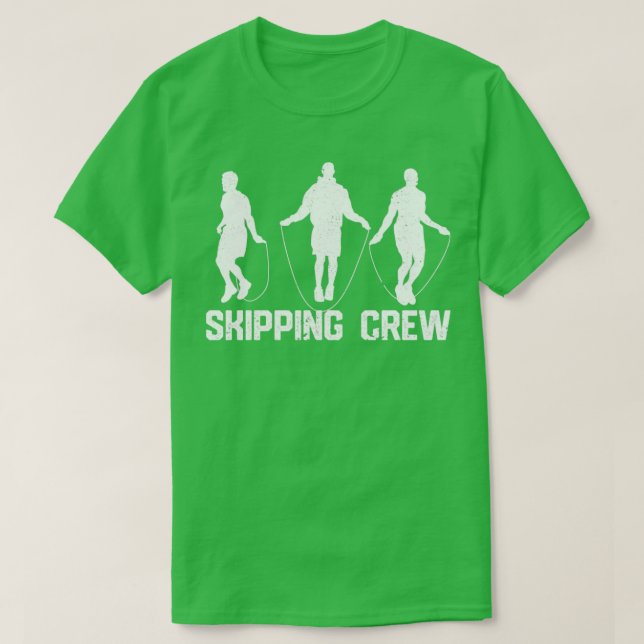 Funny Skipping Rope Jumping Rope Jump Rope Skippin T-Shirt (Design vorne)