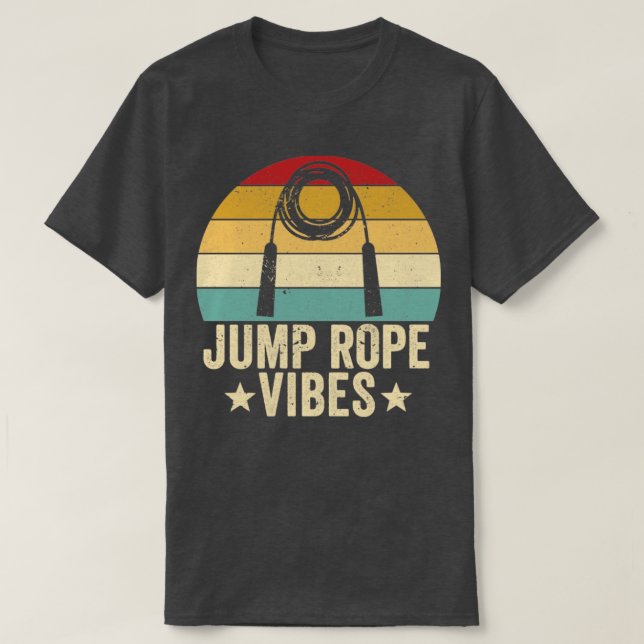 Funny Skipping Rope Jumping Rope Jump Rope Vibes T-Shirt (Design vorne)