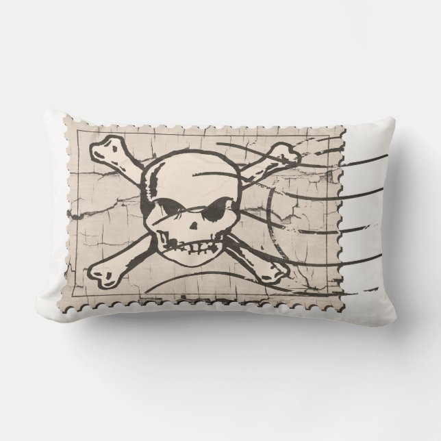 Funny Skull Briefmarke 4 Lendenkissen (Vorderseite)