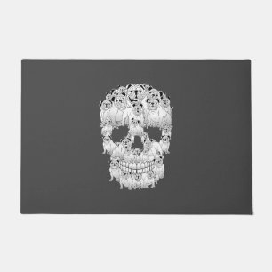 Funny Skull Kostüme Männer Frauen Bulldog Lover Fußmatte