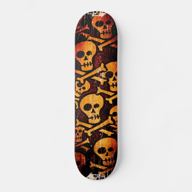 Funny Skull Skateboard (Vorderseite)