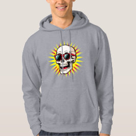 **Funny Skull With Sunglasses – Cartoon Laughing S Hoodie