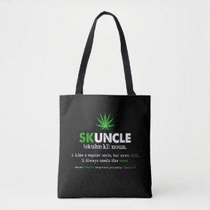 Funny Skuncle Weed Smoker Onkel Lover Tasche