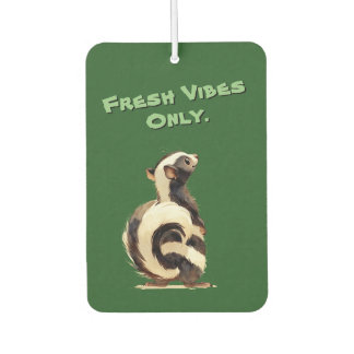 Funny Skunk Cute Illustration Car Custom  Autolufterfrischer