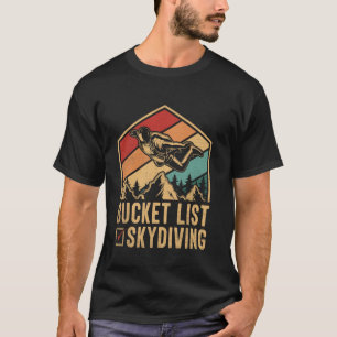 Funny Skydiving Art for Men Skydiver Sky Div T-Shirt