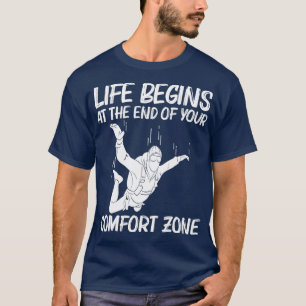 Funny Skydiving For Men Fallschirmspringen T-Shirt