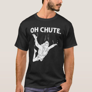 Funny Skydiving For Men Fallschirmspringen T-Shirt