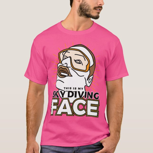 Funny Skydiving für Skydiver T-Shirt (Vorderseite)