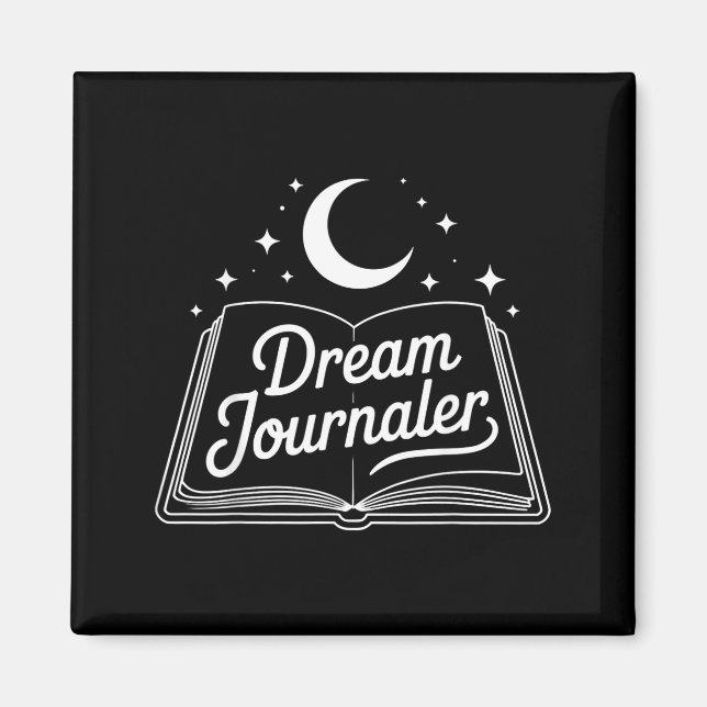 Funny Sleep Hygiene Dream Journaling Status Symbol Magnet (Vorne)