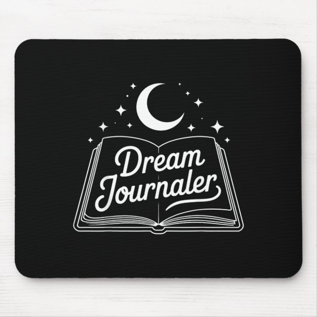 Funny Sleep Hygiene Dream Journaling Status Symbol Mousepad (Vorne)