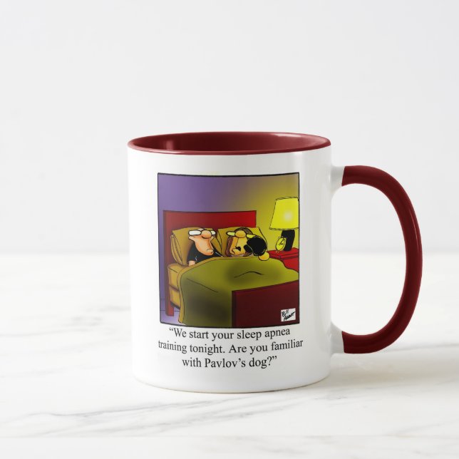 Funny Sleep Spaß Kaffee Tasse (Rechts)