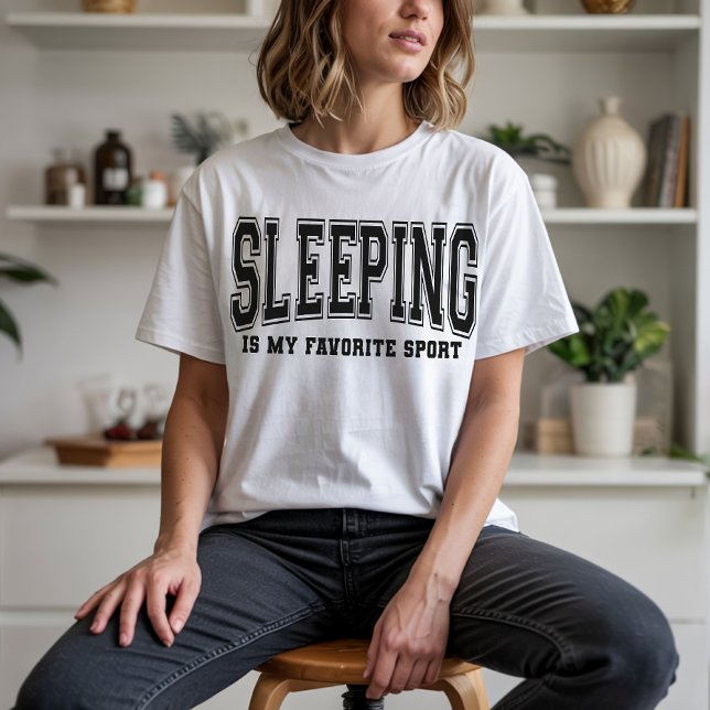 Funny Sleeping Quote Shirt, Sarcastic Spaß Shirt (funny sarcastic shirt, sarcastic sweatshirt, sarcasm quote shirt, sarcastic sayings apparel,)