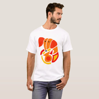 Funny Sleeping Rescue Dog Puppy Cartoon T-Shirt