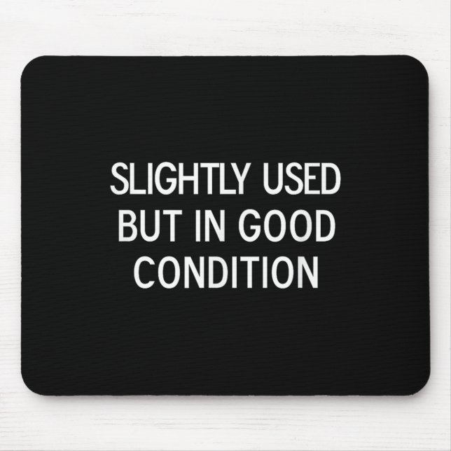 Funny, Slightly Used But In Good Condition, Sarcas Mousepad (Vorne)