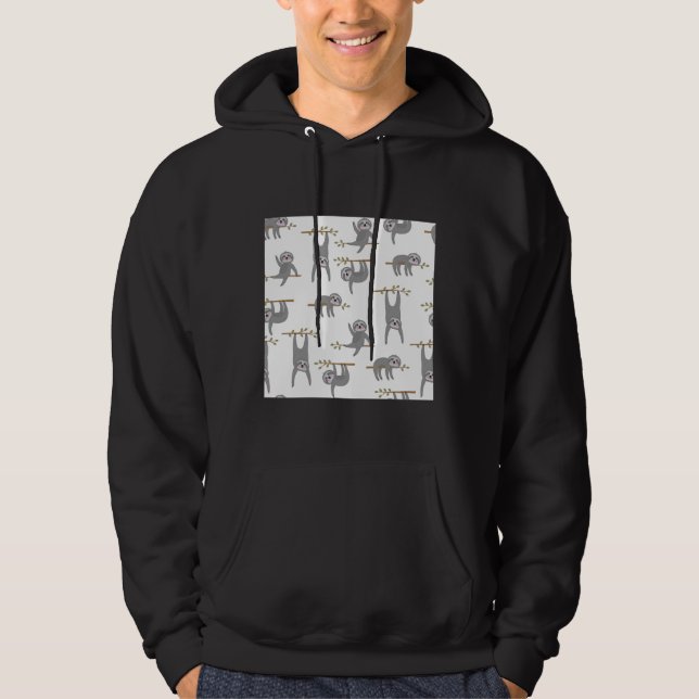 Funny Sloth 76 Hoodie (Vorderseite)