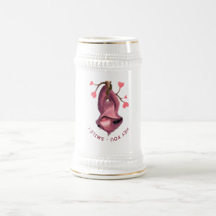 Funny Sloth Beer Stein - Benutzerdefinierter Text Bierglas