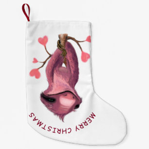 Funny Sloth Christmas Strumpf Kleiner Weihnachtsstrumpf