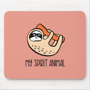Funny sloth mousepad