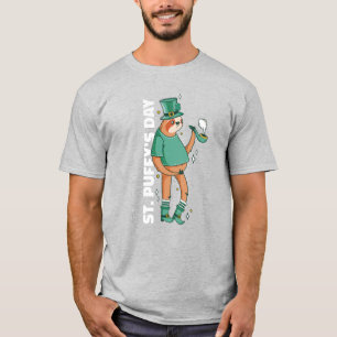 Funny Sloth St. Puffys Day T - Shirt