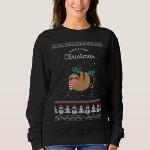 Funny Sloth sweatshirt de Noël