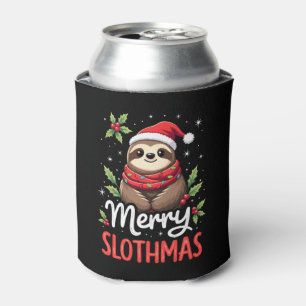 Funny Sloth Xmas Lights Merry Slothmas Sloth Chris Dosenkühler