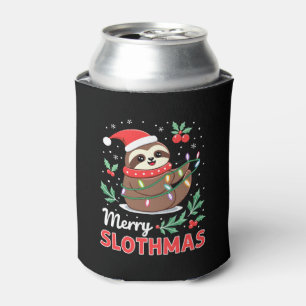 Funny Sloth Xmas Lights Merry Slothmas Sloth Chris Dosenkühler
