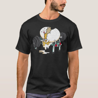 Funny Smashed Egg Fitness Gym Barbells Lifting Win T-Shirt