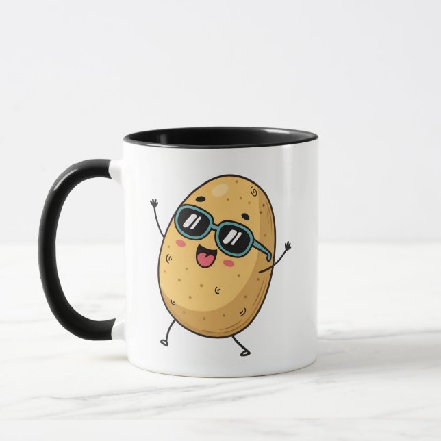 Funny Smiling Potato Mug – Cute & Silly Cartoon Co Tasse (Links)