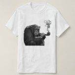 Funny Smoking Macho Gorilla Humoraler Affe T-Shirt<br><div class="desc">Funny Macho Gorilla Humorvolle Affen Kunstwerke von Nisuris Art.</div>