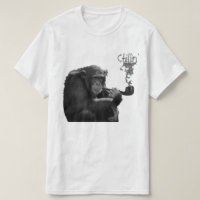 Funny Smoking Macho Gorilla Humoraler Affe