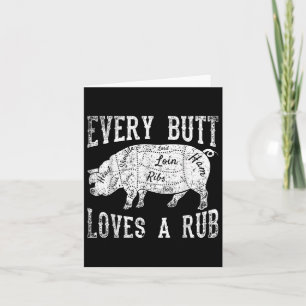 Funny Smoking Meat Bacon Lover Grillen Koch Rauche Karte