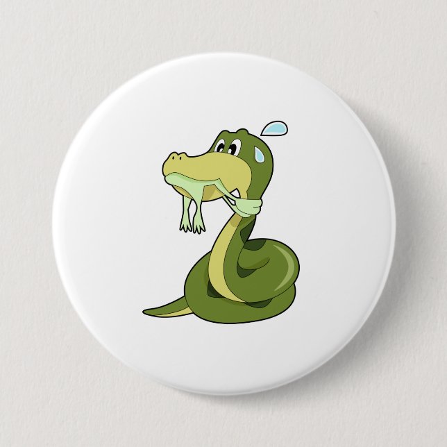 Funny Snake Button (Vorderseite)