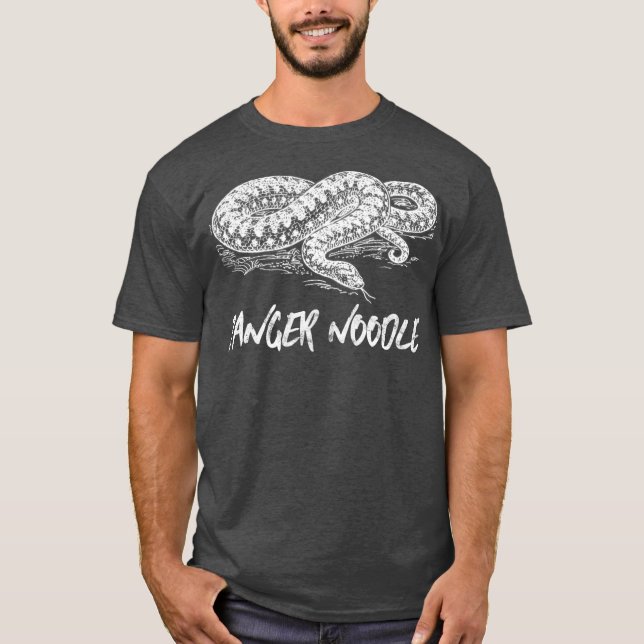 Funny Snake Gefahr Noodle Snek Meme Hognose T-Shirt (Vorderseite)
