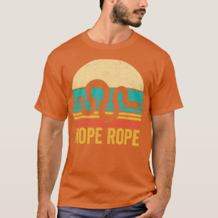 Funny Snake Nope Rope Retro T-Shirt