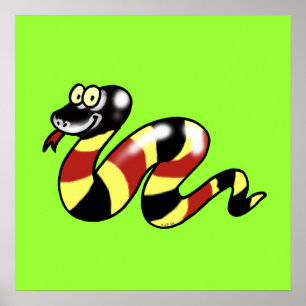 Funny Snake Poster